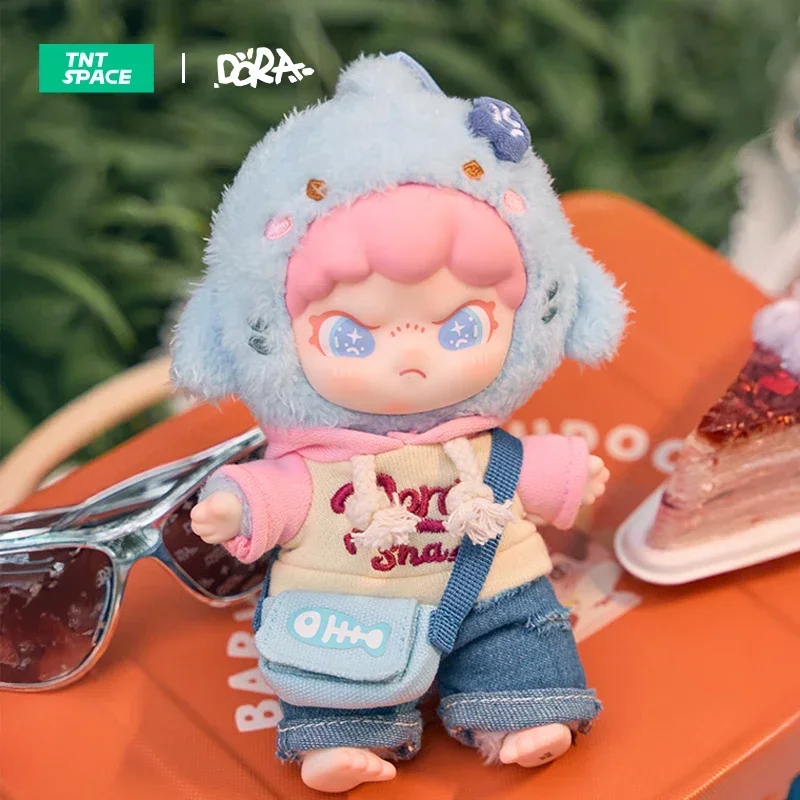 TNTSPACE DORA Sharky Lala Girl Vinyl Pendant Anime Action Figure Guess Bag Ornament Figurines Home Decor Desktop Dolls Model