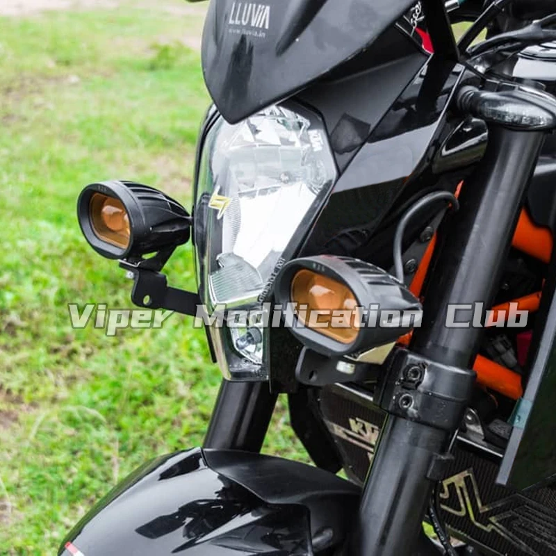 ل ktm duke 200/390 تعديل الأضواء قوس ، قوس مصباح الضباب ، قوس المصباح المساعد ، قوس التوسع 2013 2014 2015 2016 #5