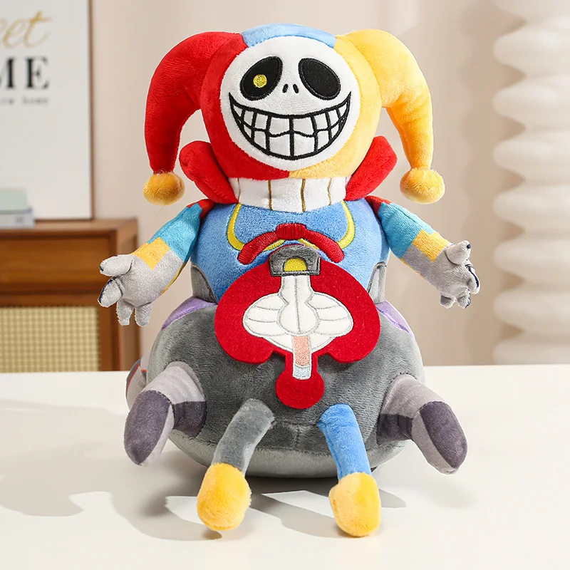 35CM Poppy Playtime 5 Clown Monster Plush Toy Soft Stuffed Game Character Doll For Game Enthusiasts Collectors Home Decor