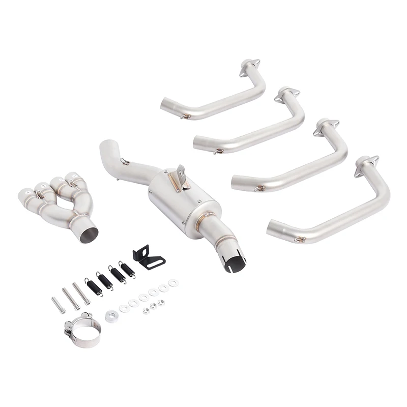 For YAMAHA FZ-6R FZ6R 2009 - 2017 Motorcycle Exhaust System Modify Front Middle Link Pipe Connect 51MM Muffler Tube Esacpe Moto