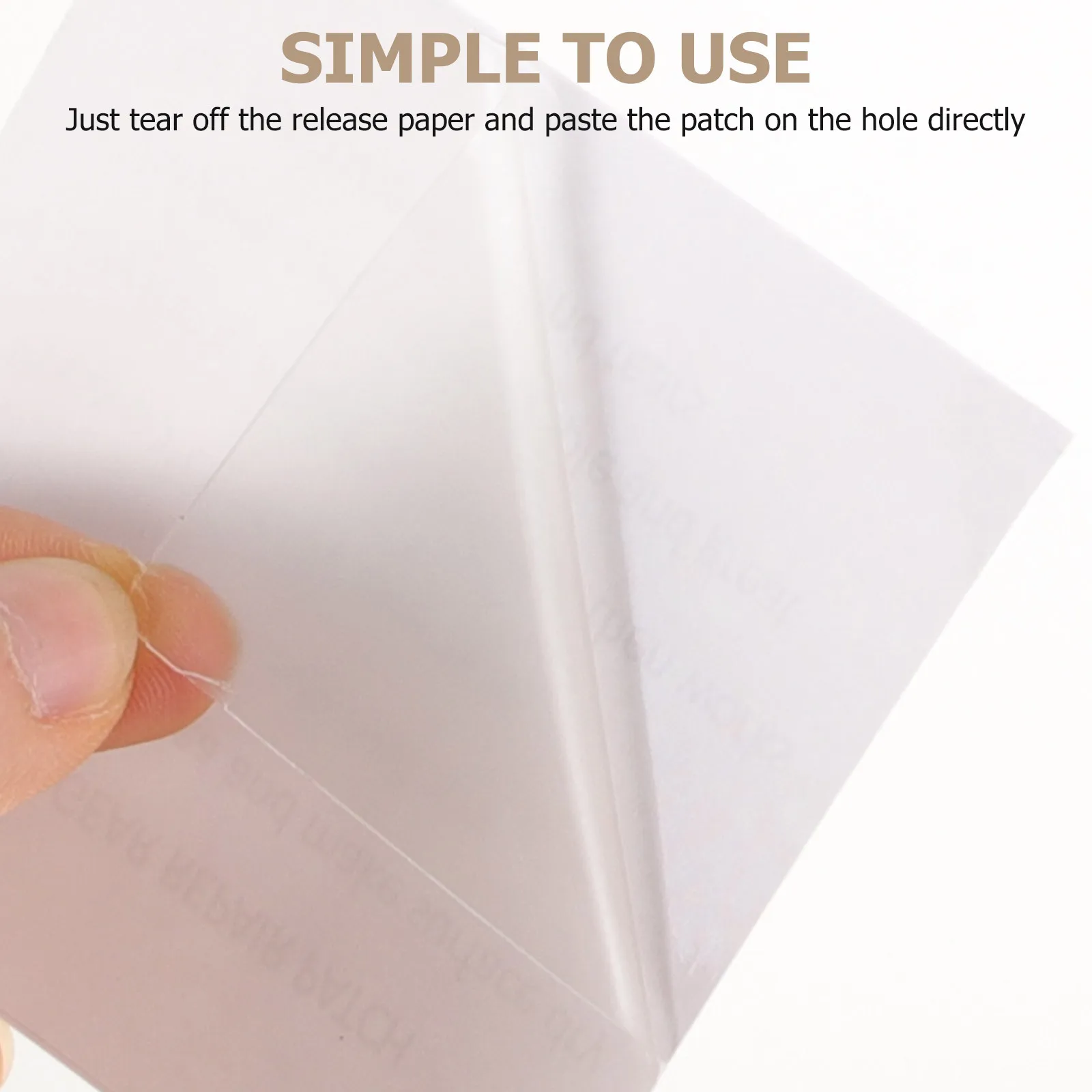 

25Pcs Tent Repair Patch Tpu Self-Adhesive Sturdy Waterproof Mend for Inflatable Boat Kayak Raincoat Backpack Swim Ring