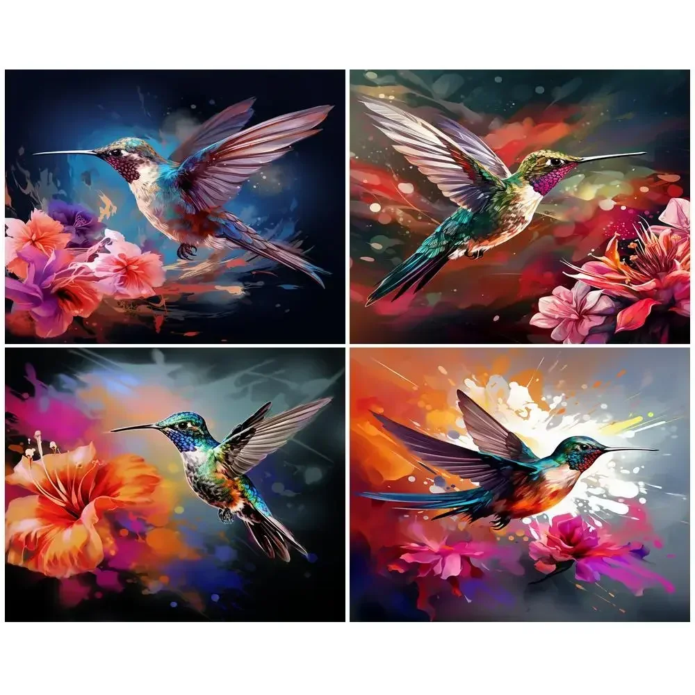 

173749 Modern Painting By Numbers Paint Kit Birds Painting Numbers Adults Crafts Diy Gift Wall