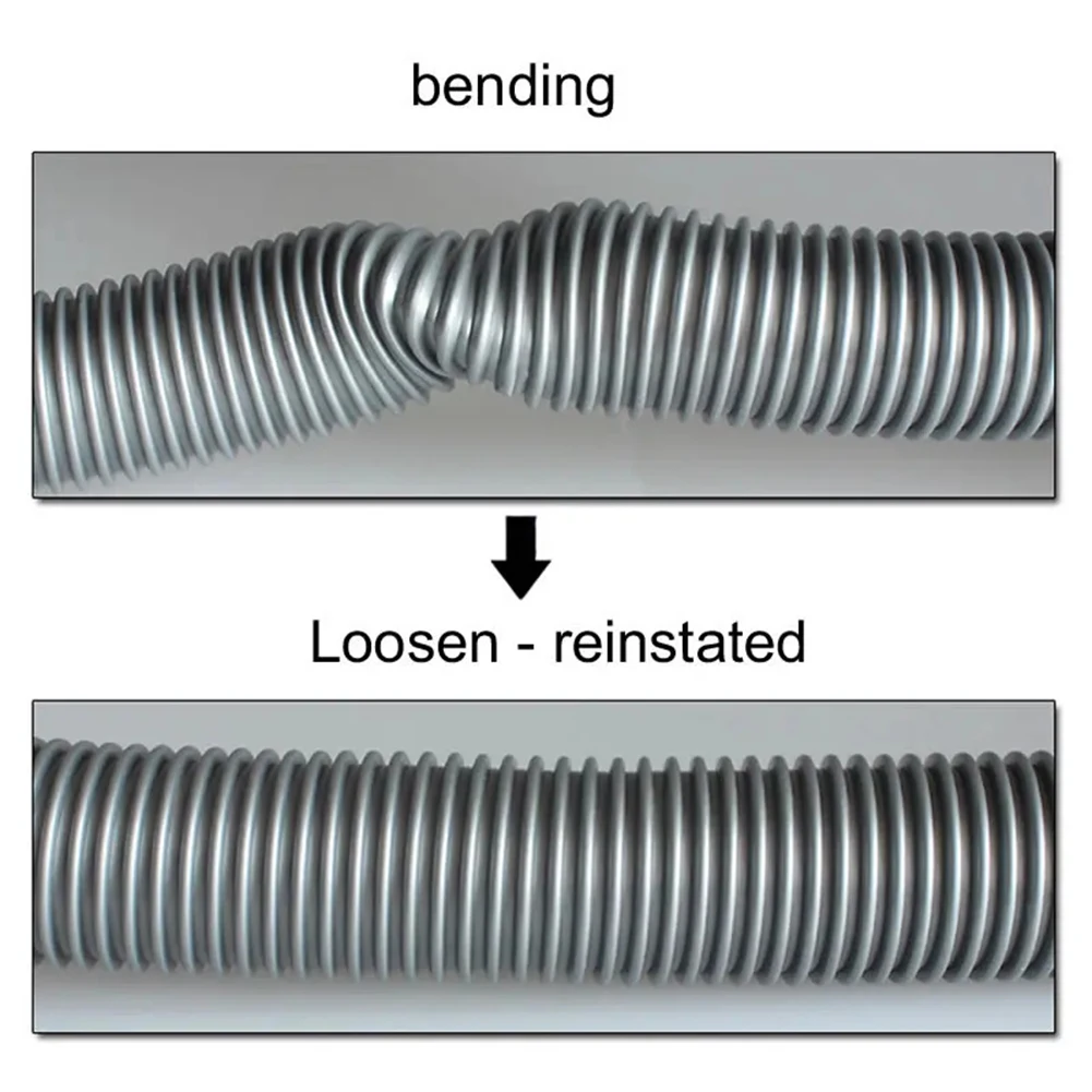 Труба для пылесоса, резьба, аксессуары для шланга, гибкая внутренняя чистка дома, длина 50 мм, 1 метр, высокое качество