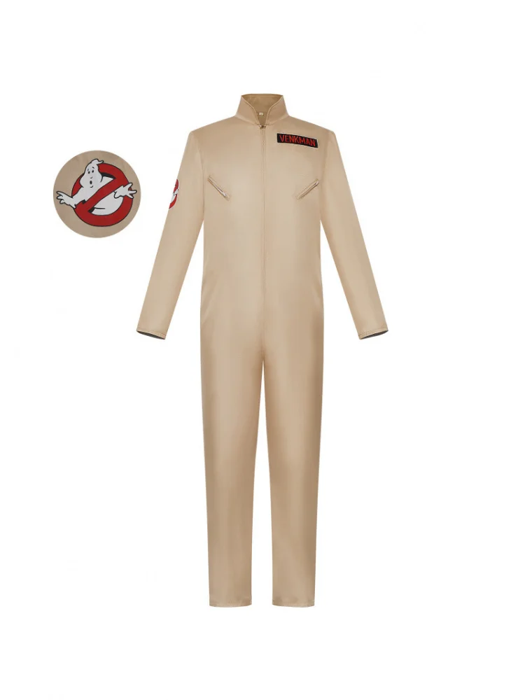 

Костюм для косплея «Охотники за привидениями», повседневный цельный костюм для выступлений, из полиэфирного волокна, с низкой талией, широкие брюки, утолщенные, летние