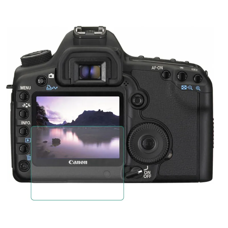 Tempered Glass Protector for Canon EOS 5D II Mark2 Markii 5D2 5DII 50D 40D 1DS Mark III 1DS3 Camera Screen Protective Film Cover