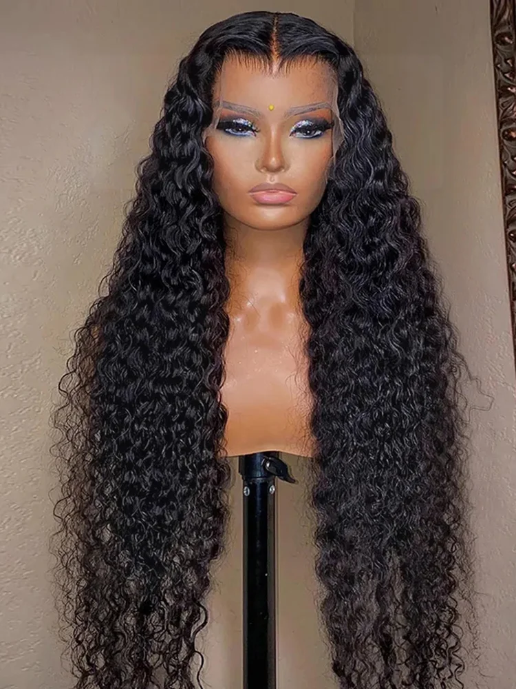 

30 40 Inch Curly Lace Front Wig 13x6 Hd Transparent Lace Frontal Wig High Density Lace Front Human Hair Brazilian Wigs For Women