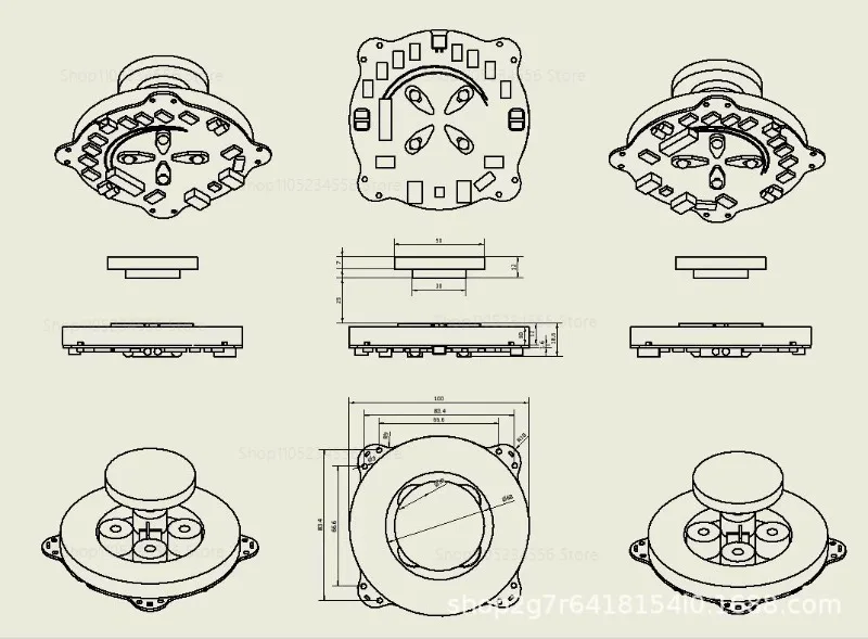 

Magnetic levitation module movement accessories DIY500-1000g large load-bearing booth