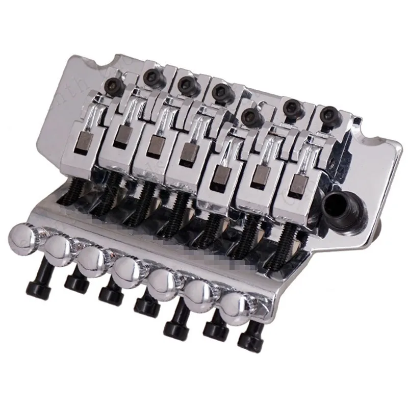 Eine Reihe von 7 Saiten Tremolo Brücke Double Locking Pulled E-Gitarre Brücke Gitarre Zubehör Teile Musikinstrument – Detail 11