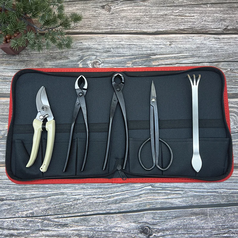 Bonsai Tool Set Gardening Pruning Kit Ball Joint Pliers & Leaf Bud Shears for Bonsai Styling Making