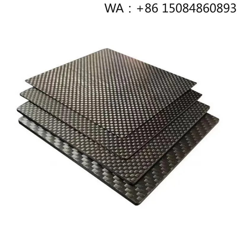 3K random weave full carbon plate, aviation grade lightweight board, custom size for aircraft and industrial DIY machining view 4