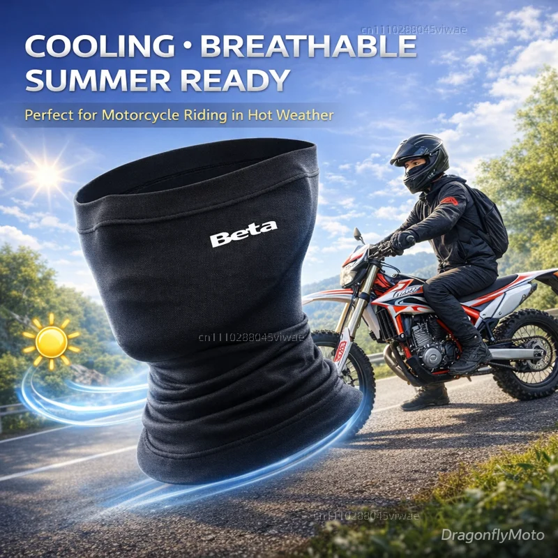 

For Beta Evo 250 300 80 Junior Senior RR 125 200 350 390 430 450 480 2T SM 4T LC 50 Custom Logo Motorcycle Mask Summer Neck UV