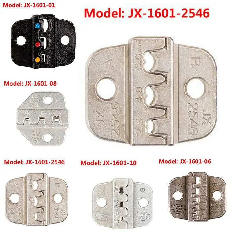 Paron 2546 AWG Solar Connector Terminals Die Wire Crimper Jaw Ferrule Mold Crimping Pliers Accessory