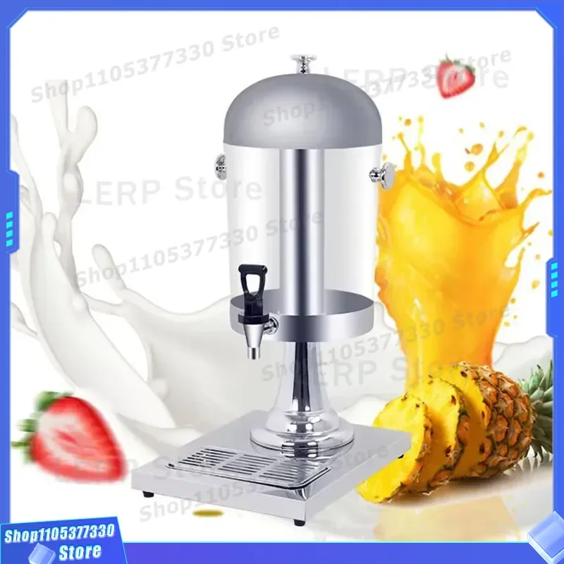 Automatic Electric Rotary Juice Dispenser for Home Bar Commercial Beverage Machine Stainless Steel Drink Mixer Server Unit