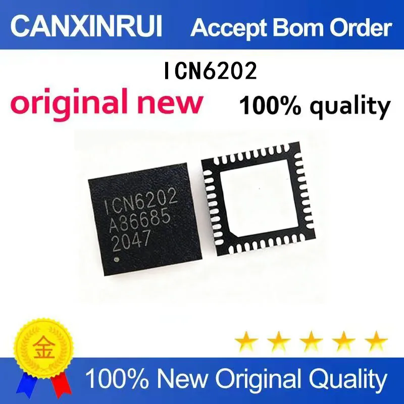 

(5-100 Pieces) Brand new original ICN6202 QFN-40 signal converter chip IC in stock