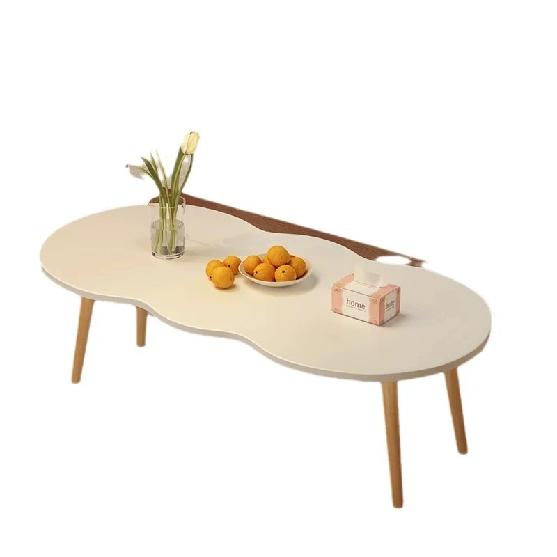 Tea table, living room, small household, tea table, modern sofa, small table, balcony, leisure small round table image 3