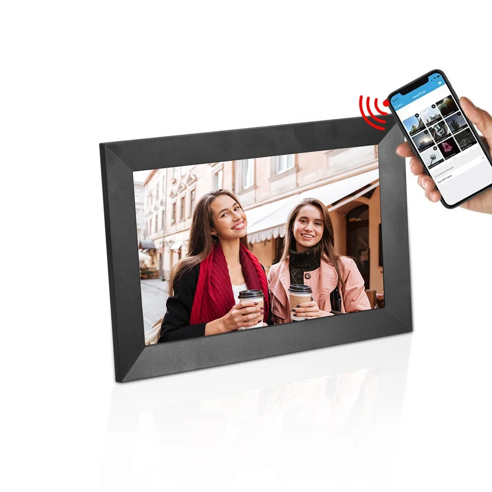 Wifi Photo Frame Ips Full Hd Digital Picture Frame Smart 10.1 Inch Cloud Digital Photo Frame