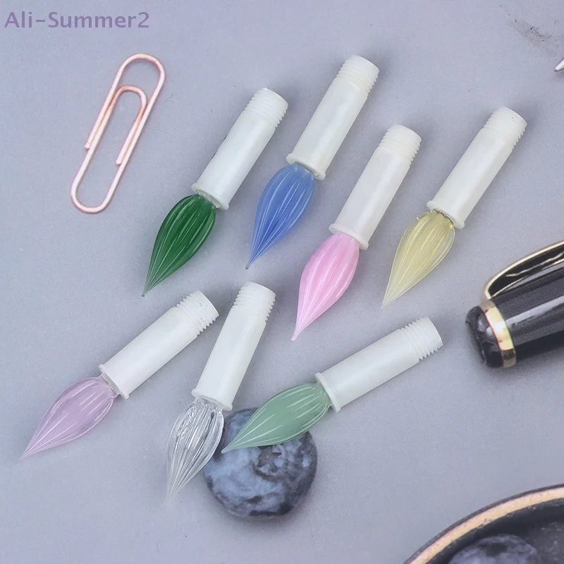 Pennino per penna in vetro adatto per penna stilografica Jinhao 82 Dip The Pen Tip In Water Cancelleria per ufficio Materiale scolastico Penna regalo per scrittura