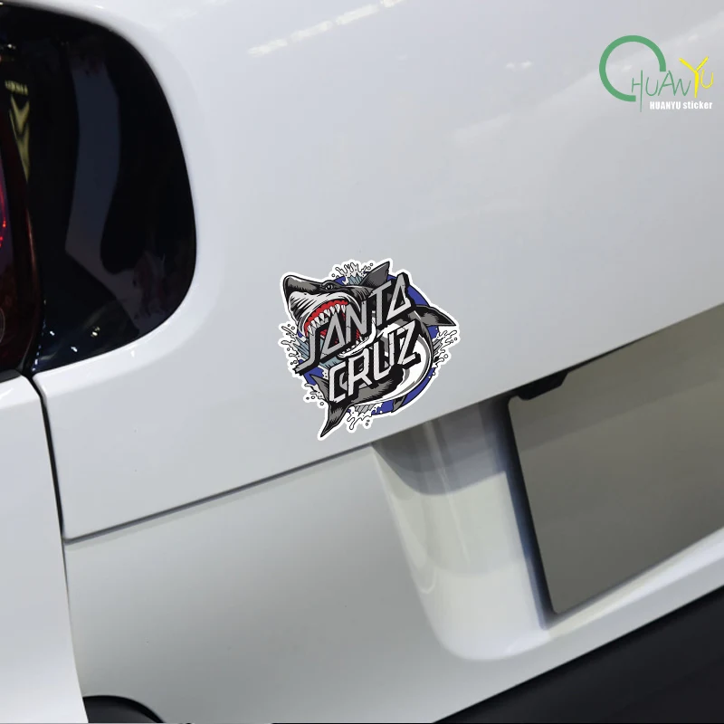 Shark sticker creative personal decoration to cover scratches; car sticker; electric motorcycle waterproof reflective sticker