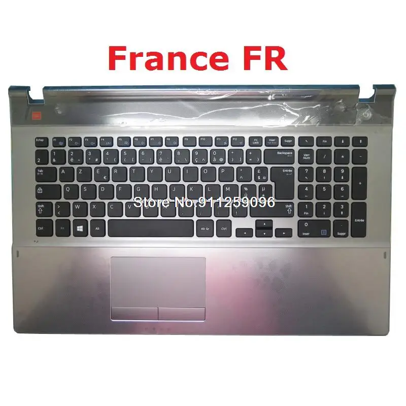 CA TR SP FR GR CZ BE PO IT Laptop PalmRest&keyboard For Samsung NP550P7C 550P7C Canada Turkey Spain France Germany Belgium Italy