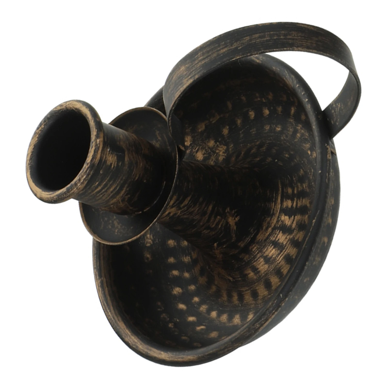 

Vintage Holders Iron Metal Plate Tray With Handle For Pillar Taper Tea Light Candles Wedding Party Home Decor
