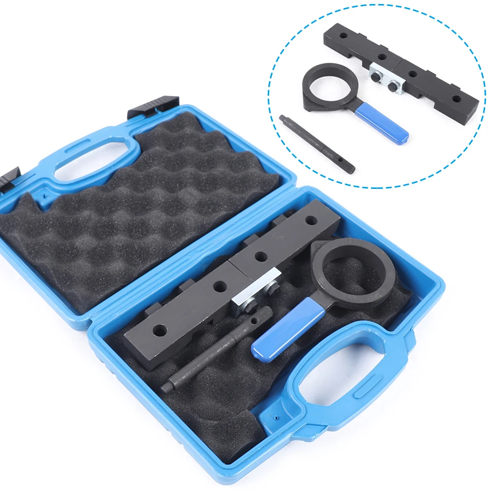 

BMW Timing Tool Kit, Camshaft Locking Tool Set with TDC Pin & VANOS Wrench for E36 E46 E39 E38 E83 E53 E60 E65 E85