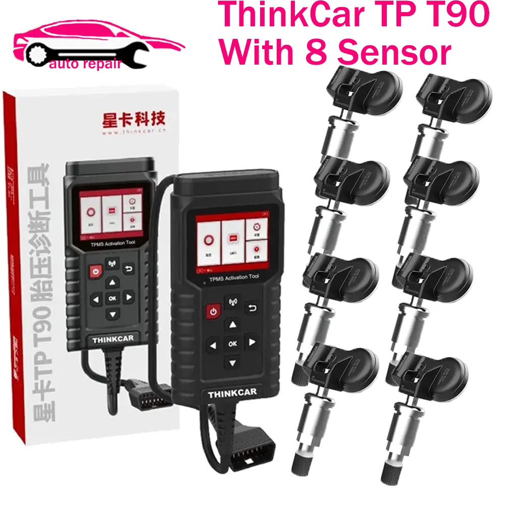 ThinkCar TP T90 TPMS Activation Tool Programmer OBD2 Car Diagnostic Fault Code Tire Pressure Sensor Service Tool PK THINKTPMS G2