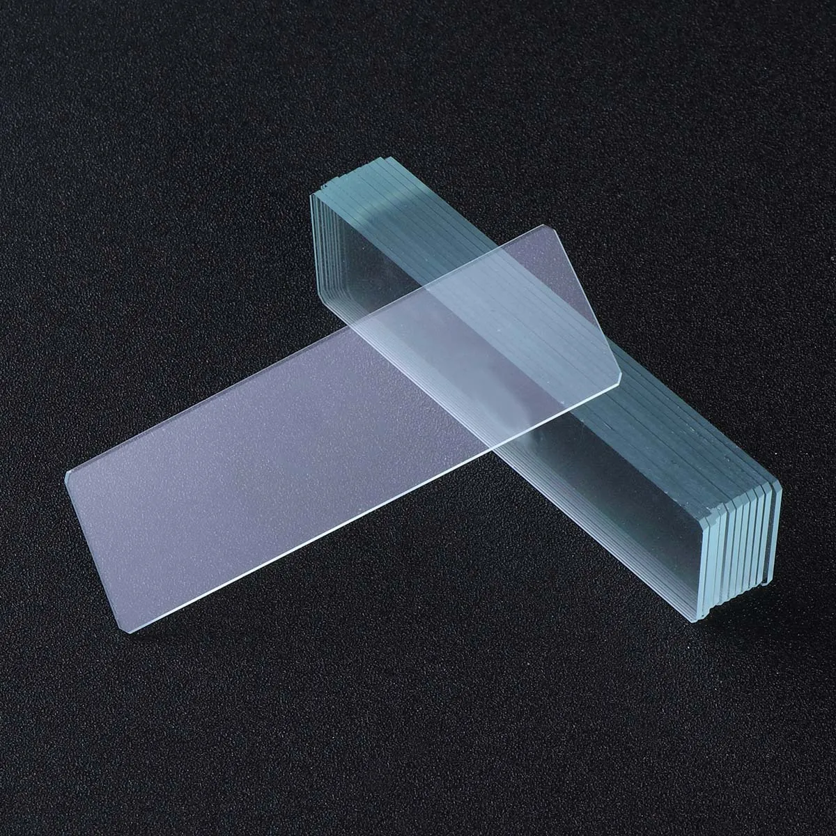 

12 PCS Microscope Slides Grade Specimens Biological Science Education Tools Square Cover Glass
