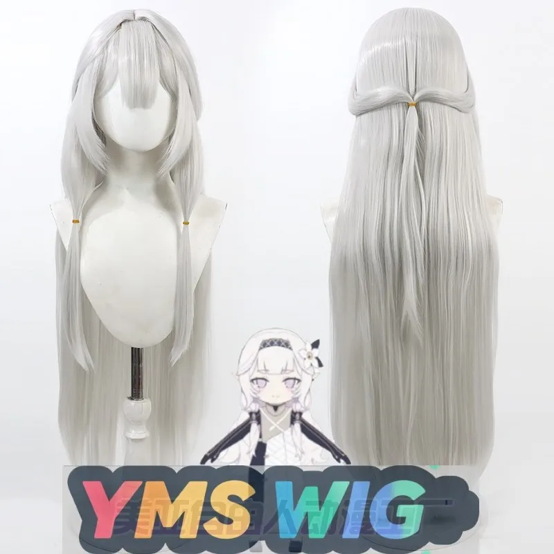 

【YMS WIG】Азурные файлы Знаменитости Нидирусши Косплей Парик Акабоши Химари Серебристо-Белый