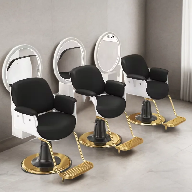 

Barber Chairs Aesthetic Furniture Beauty Swivel Professional Chair Hairdressing Salon Swivel Nail Cadeira Taburete Giratorio