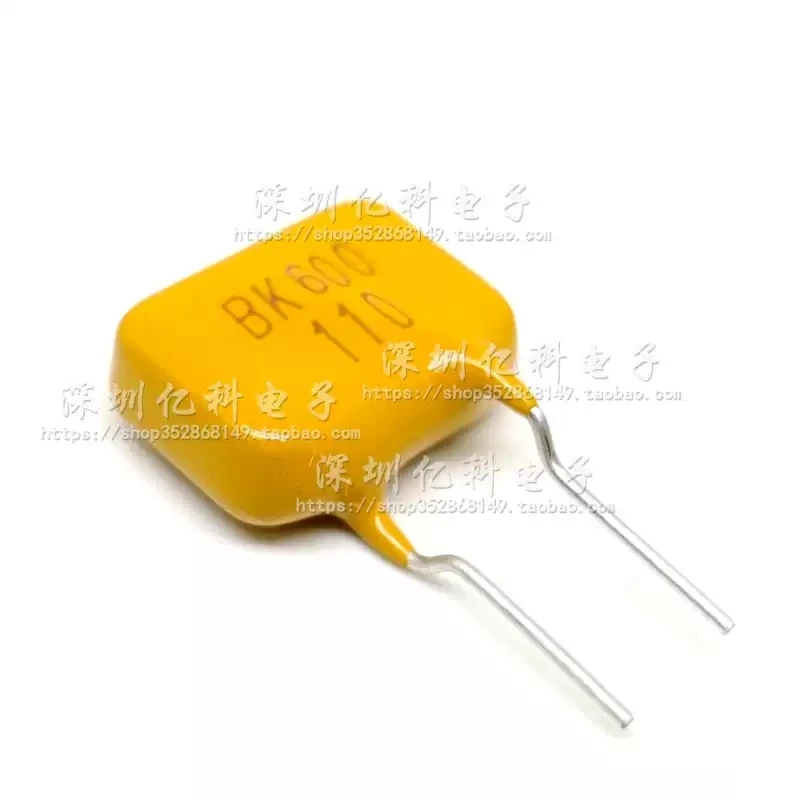 5pcs 110mA 500V Taiwan IB Junyao PTC self recovery fuse 0.11A BK600-110-SY 160mA