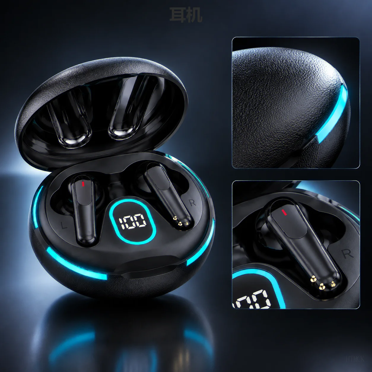 Hot Selling ANC+ENC True Wireless Earphones, LED Digital Display, Smart Touch For iPhone Android