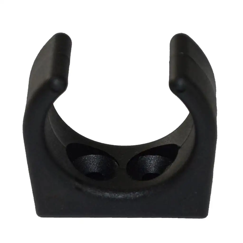 Boat Hook Storage Clips Black Nylon Flush Mount Design for Rod Holder Boat Ladder and Boating Accessories
