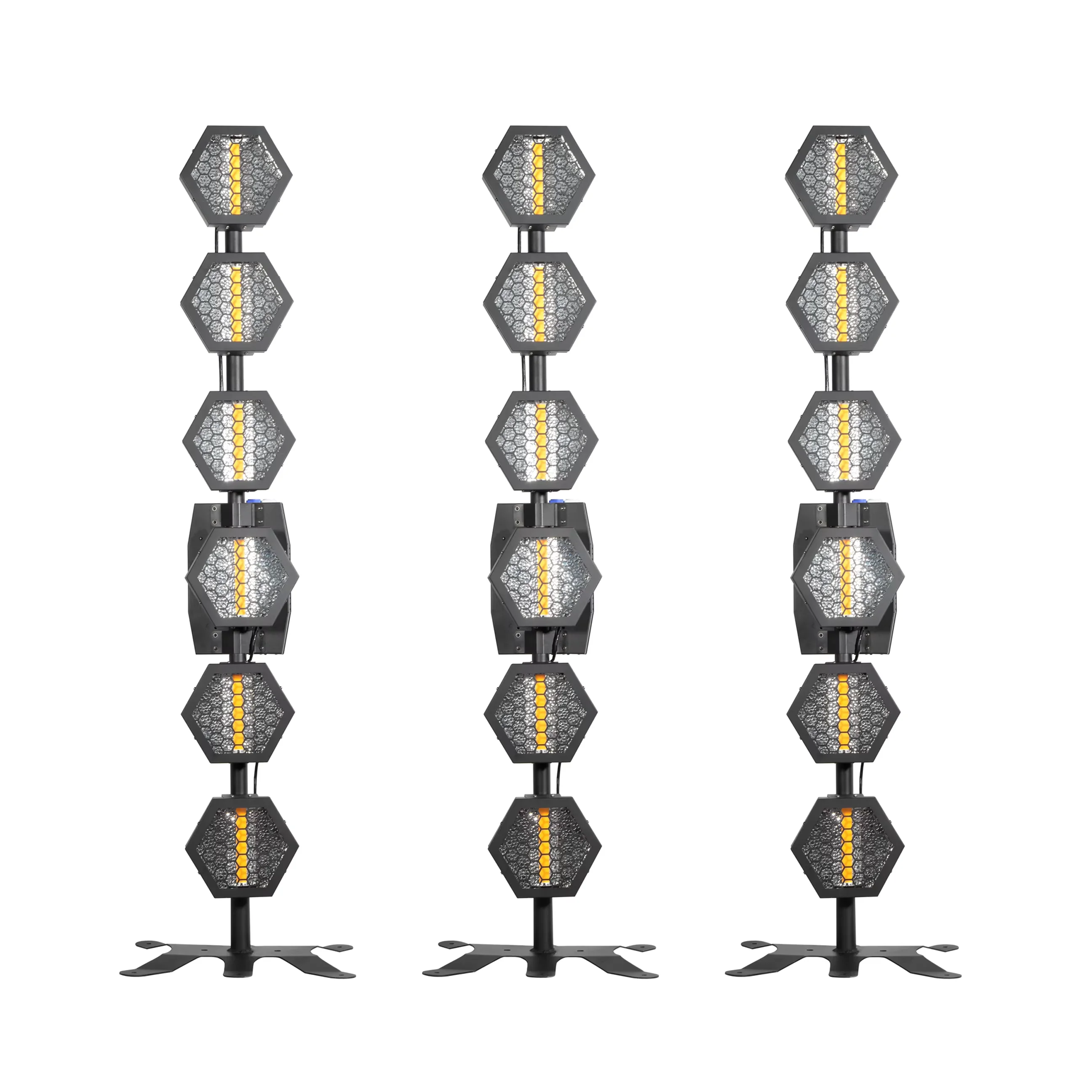 6x60W COB Retro Effect LED Hex Bar Retro Light for concerts, parties, weddings, nightclubs - view 2