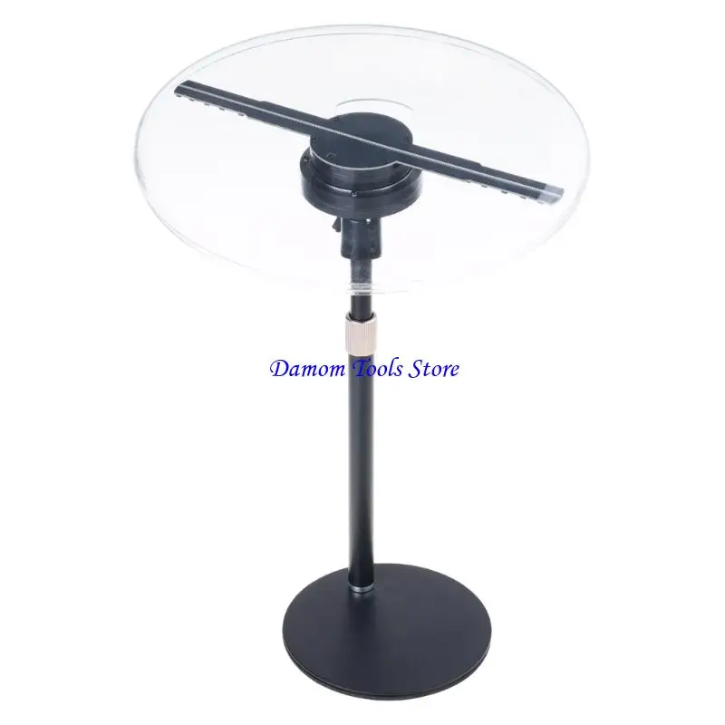 57BE 3D Holography Fan Remote Control LED Sign LED Advertising Display Easy to Use