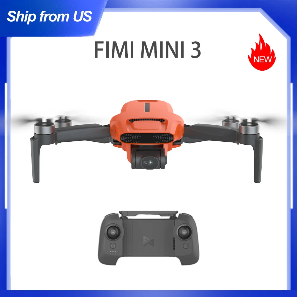 

FIMI MINI 3 Drone 4K Professional 60 кадров в секунду HD Super Night Video 9 км 3-осевой подвес 249 г Сверхлегкий интеллектуальный отслеживание Доставка из США