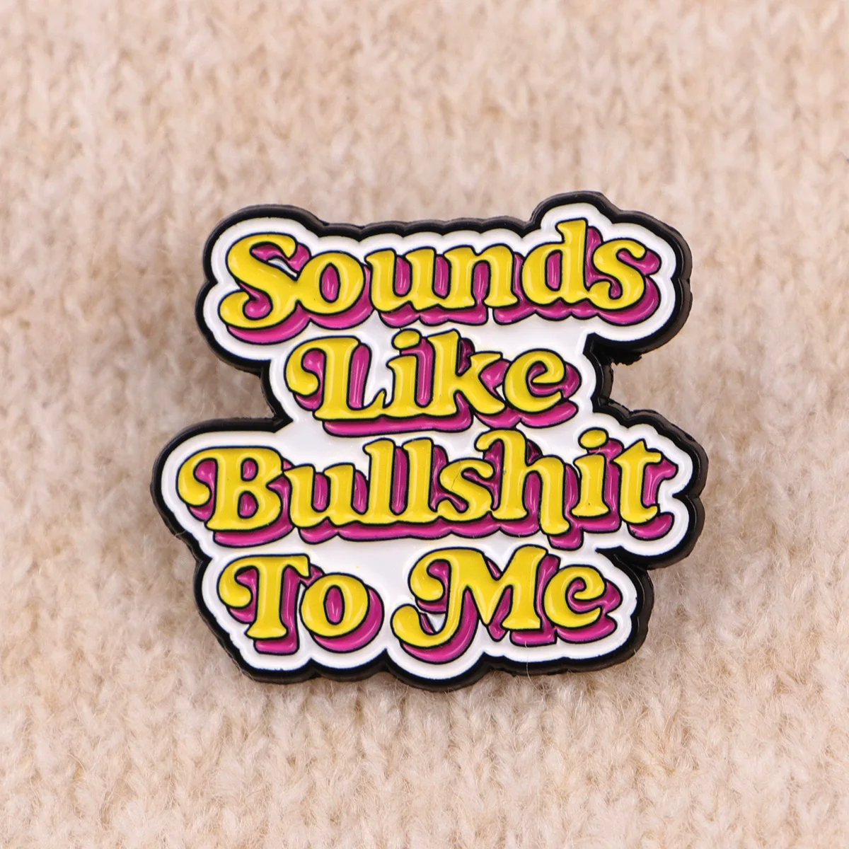 الكبار الفكاهة يقتبس المينا دبوس الأصوات مثل دبابيس التلبيب شارة بدبابيس الملابس والاكسسوارات روح الدعابة مجوهرات أصدقاء الهدايا