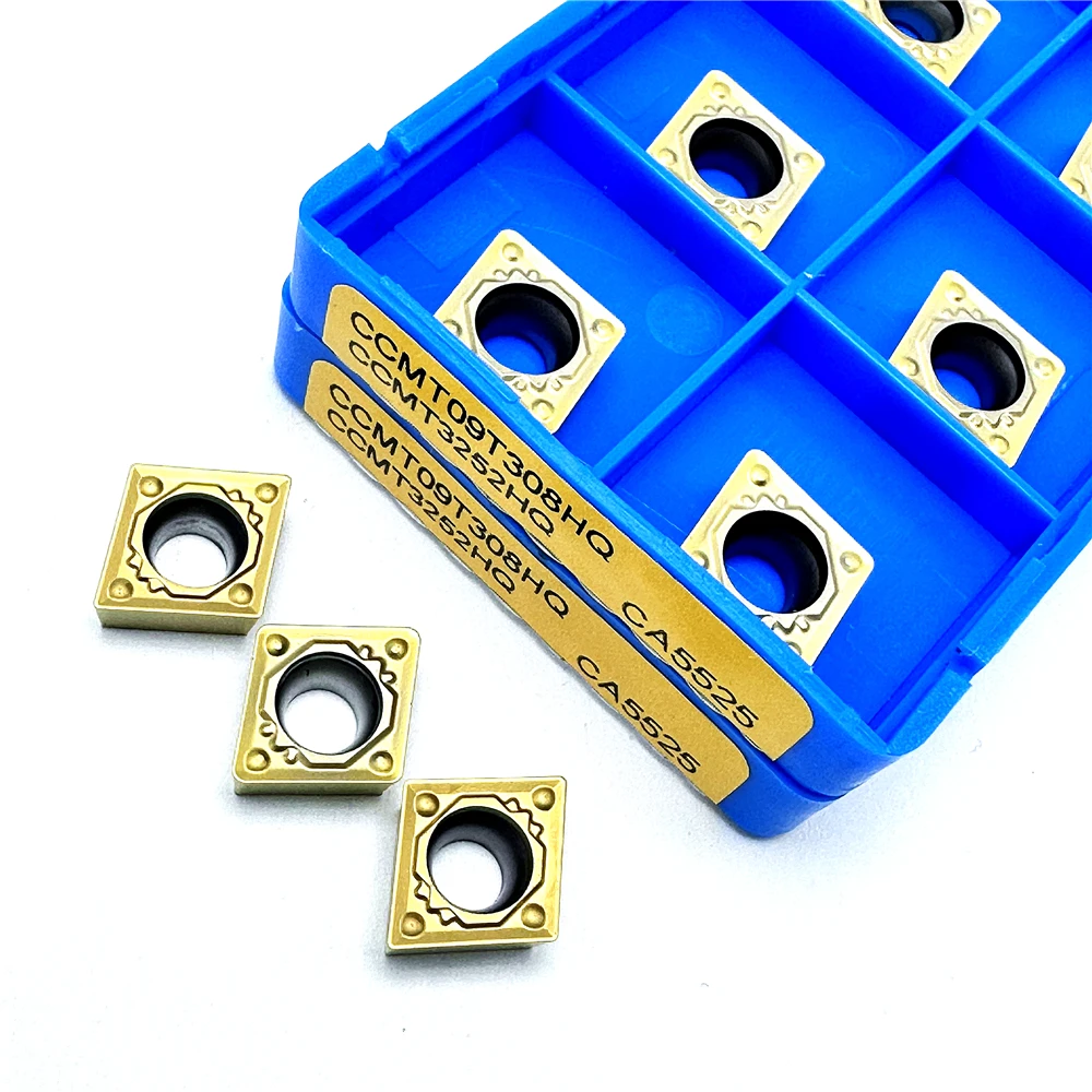 CCMT060204 CCMT09T304HQ CCMT09T308HQ RP930/CA5525 Carbide Inserts Internal Turning Tool CNC Steel Processing Lathe Cutting Tool
