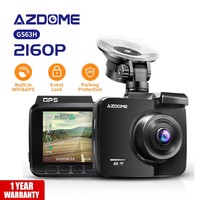 AZDOME GS63H 4K Dash Cam UHD Night Vision WDR Built-In GPS WiFi G-Sensor 24H Parking Monitoring Car DVR Camera Video Recorder