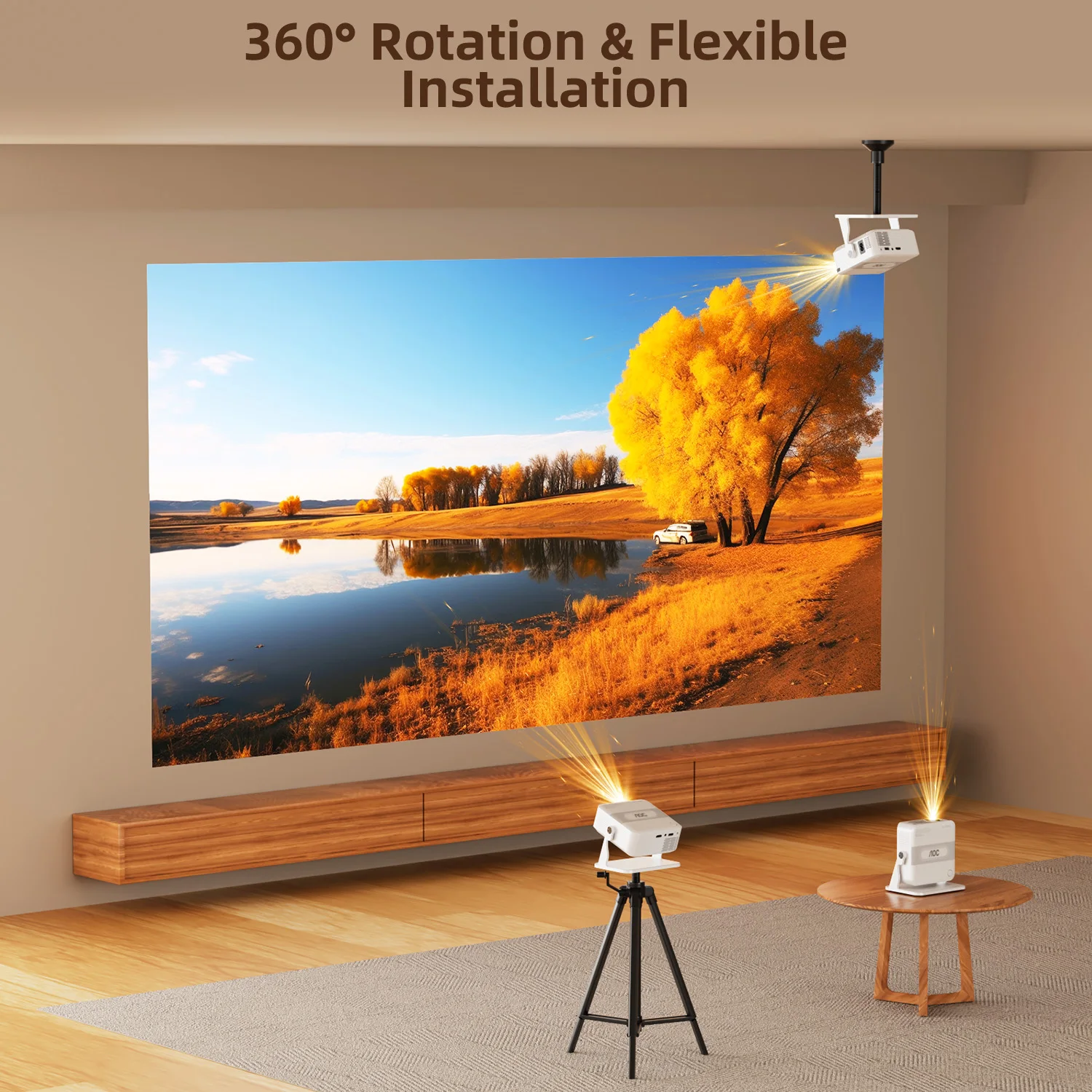 AOC HA109-PRO Tragbarer Projek – Home Cinema Entertainment Bewertung und Preis