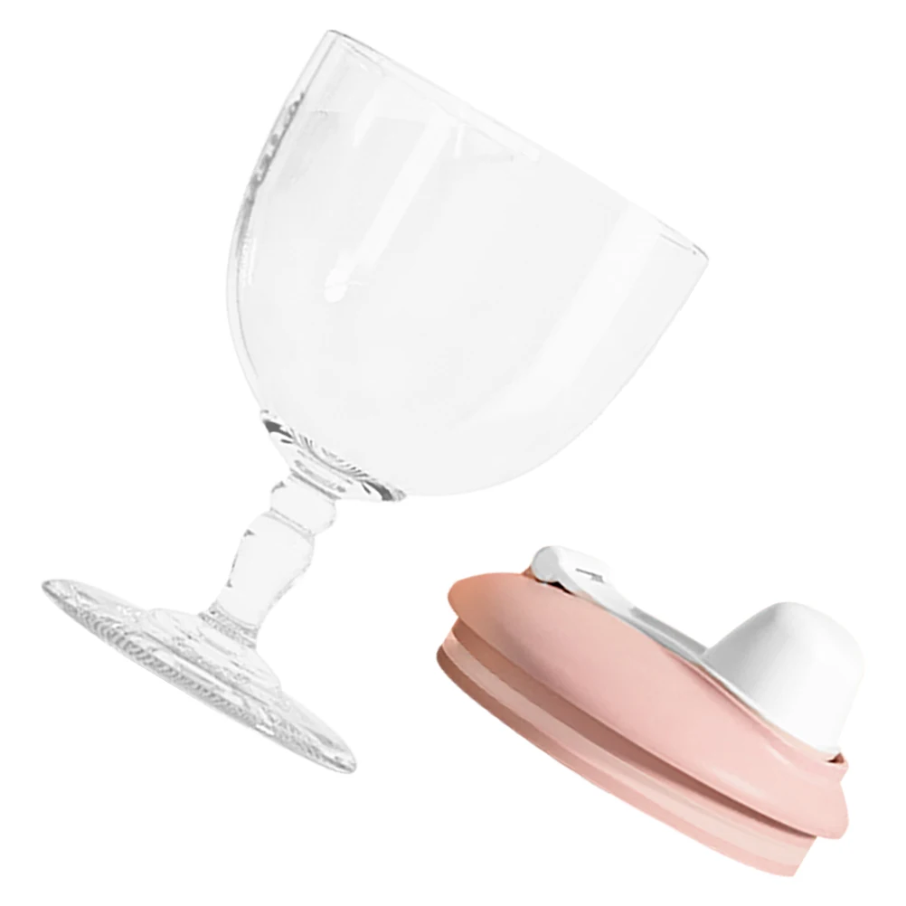 

Baby Bottle Anti fall Cup 150ml Clear Plastic Kids Toddler Unbreakable Spill proof Training Juice Milk Drink Container