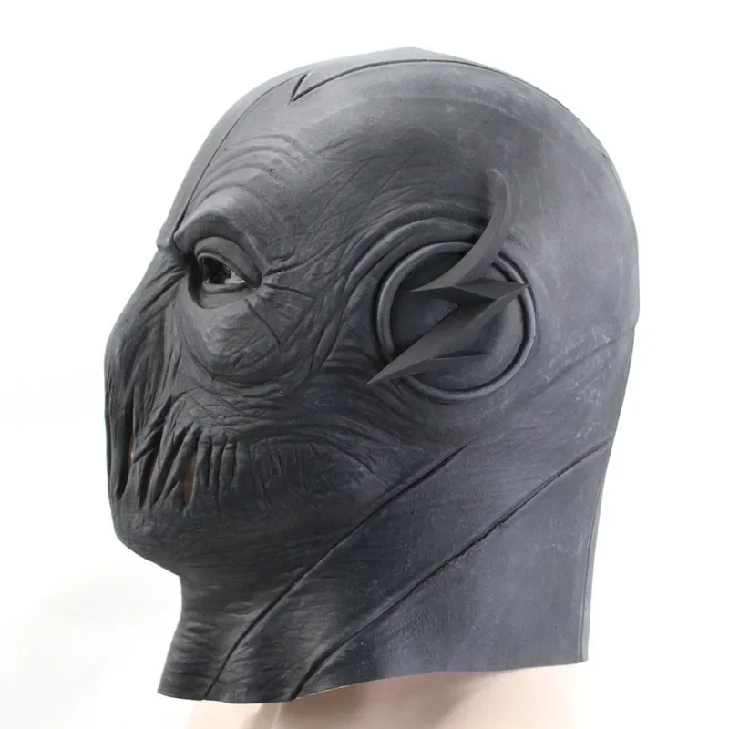 Anime Black Flash Zoom Plus Tv Full Head Breathable Halloween Mask Latex Cosplay Costume Party Props For Adult M13