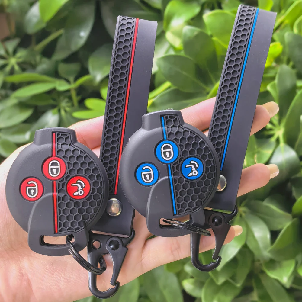 Key Cover For Benz Smart 451 450 Key Case For Benz Roadster K Smart City Fortwo Coupe Cabrio Crossblade Forfour Accessories