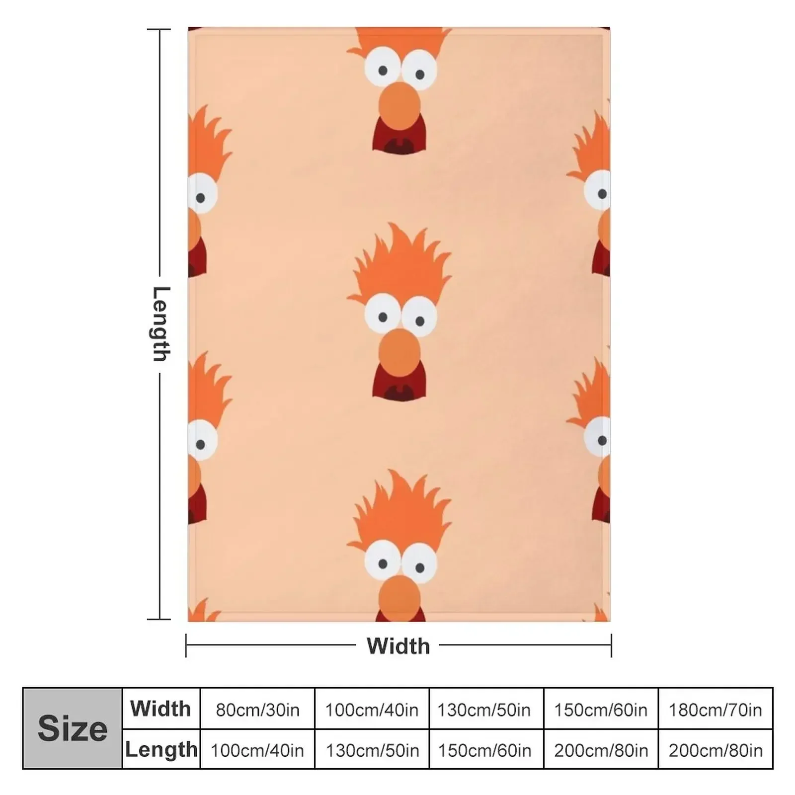 Beaker Throw Blanket Extra Large Throw Multi-Purpose Blankets