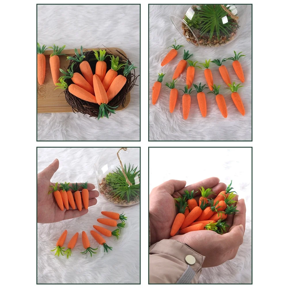 Craft Carrots for mini Carrots For Easter Decor For Wedding Table Centerpiece As Shown Artificial Carrots For Home Decor