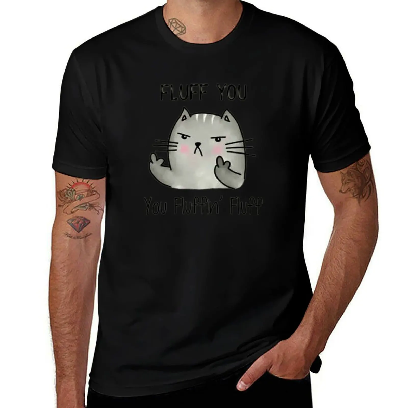 

fluff you, you fluffin fluff T-Shirt sports fans animal prinfor boys graphic tee shirt heavyweights heavyweight t shirts for men