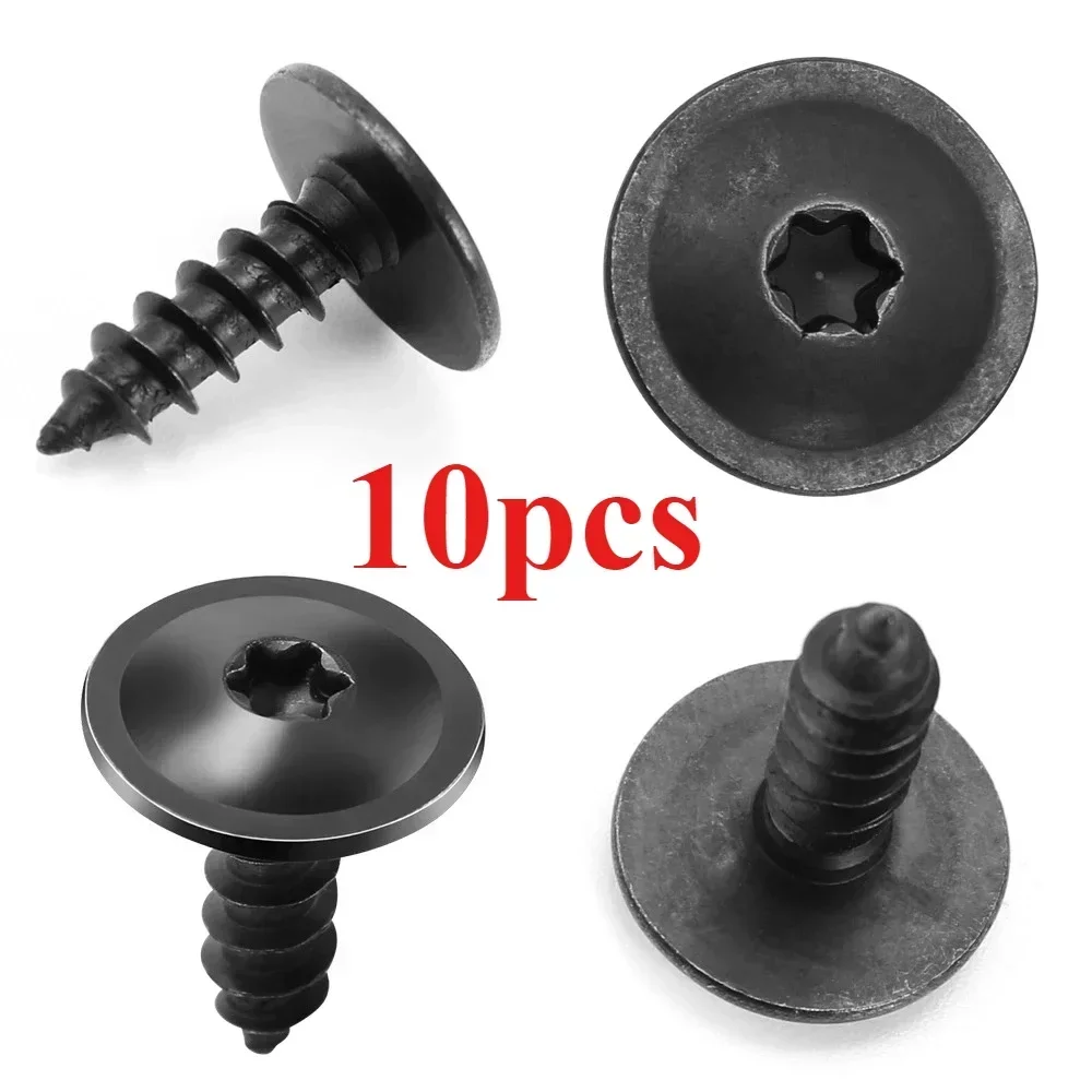 10Pcs Car Clips Fastener Tapping Screws Car Accessories For VW Polo Golf 4 5 6 7 Beetle MK3 MK4 MK5 MK6 Bora CC Passat B6 B5