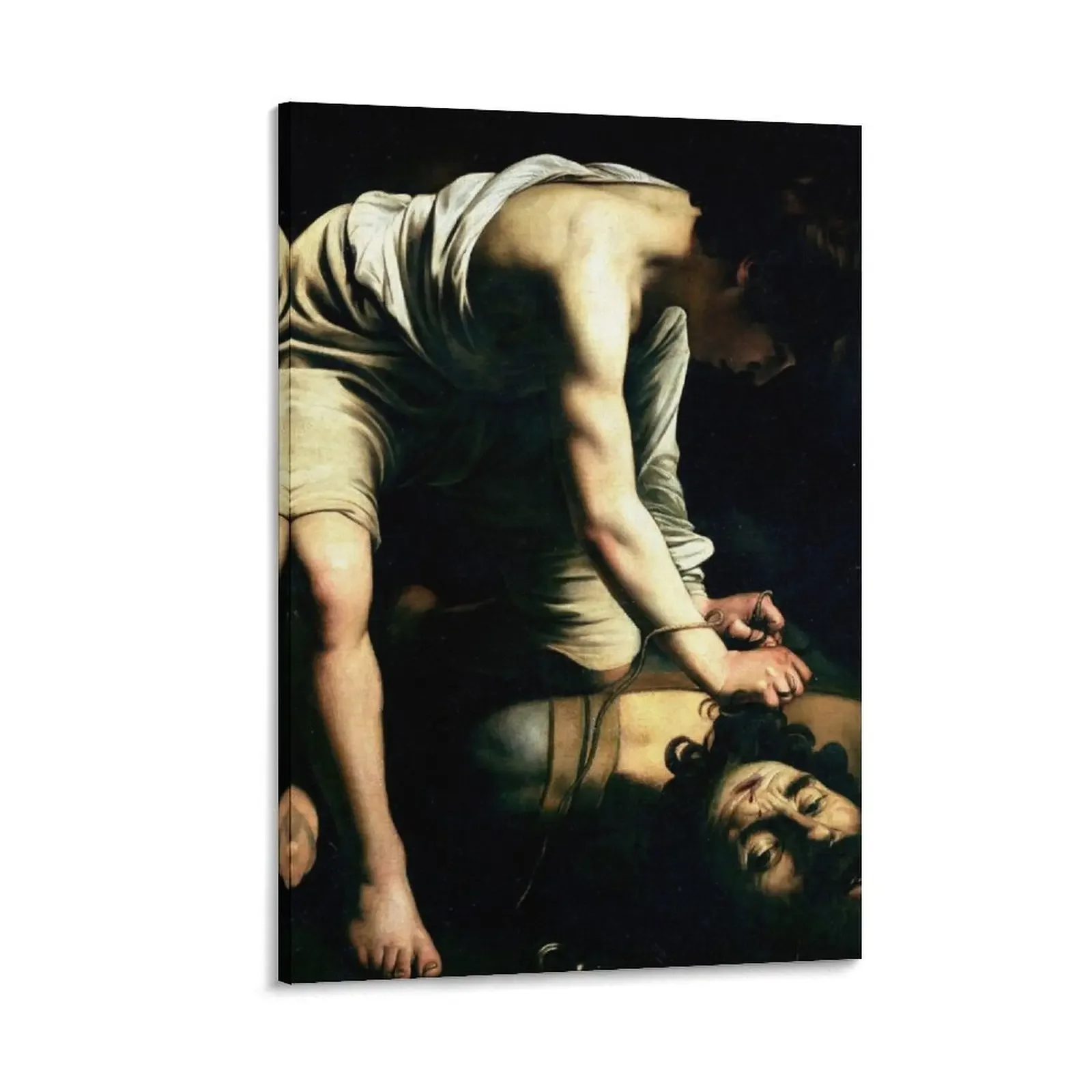 

High Resolution Caravaggio David And Goliath 1600 Canvas Painting Decoration wall decor