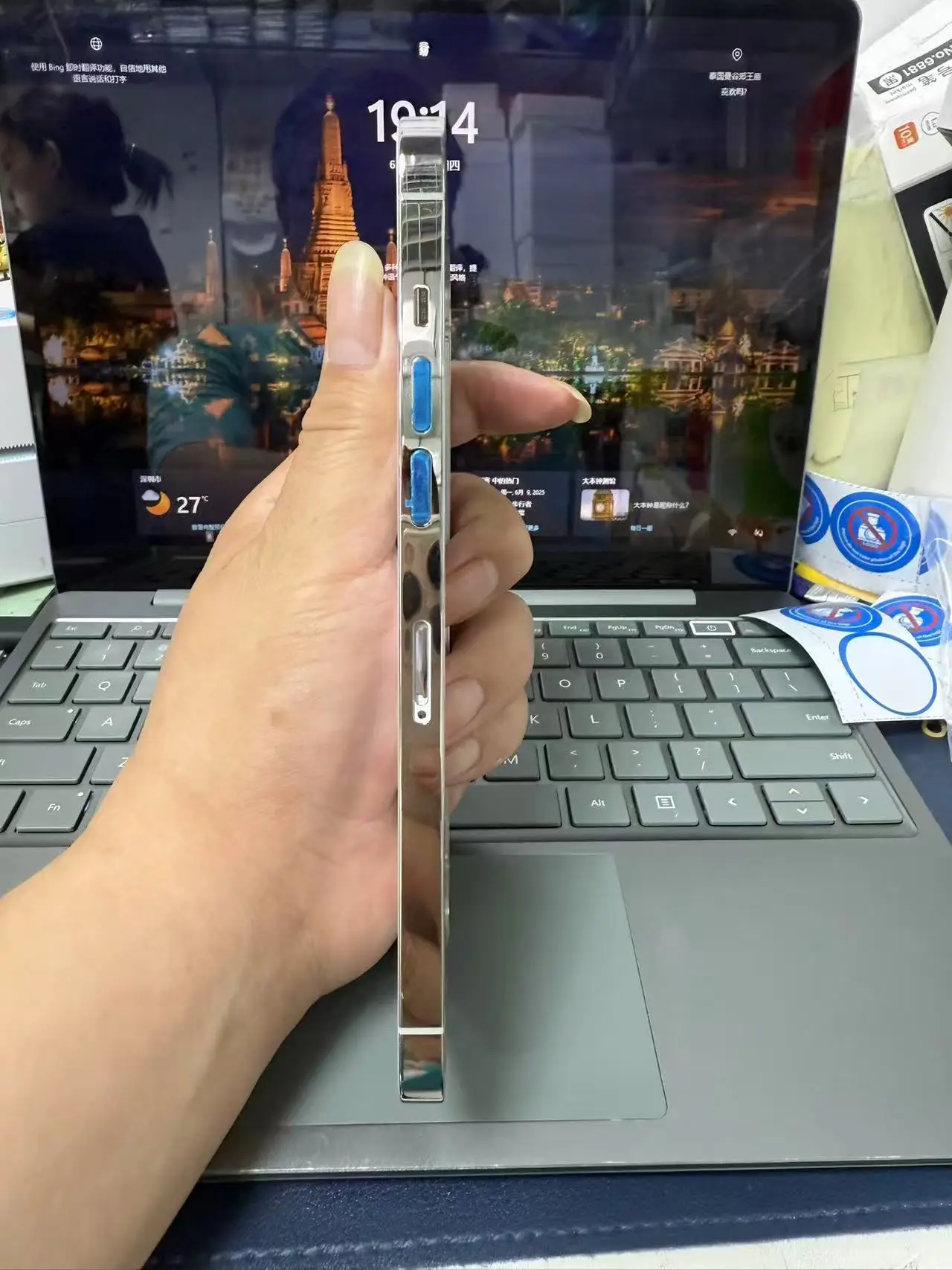 إطار 12 بروماكس للبيع بالجملة مع زجاج خلفي، مع زر وصينية sim، مع شبكة ومغناطيس #3