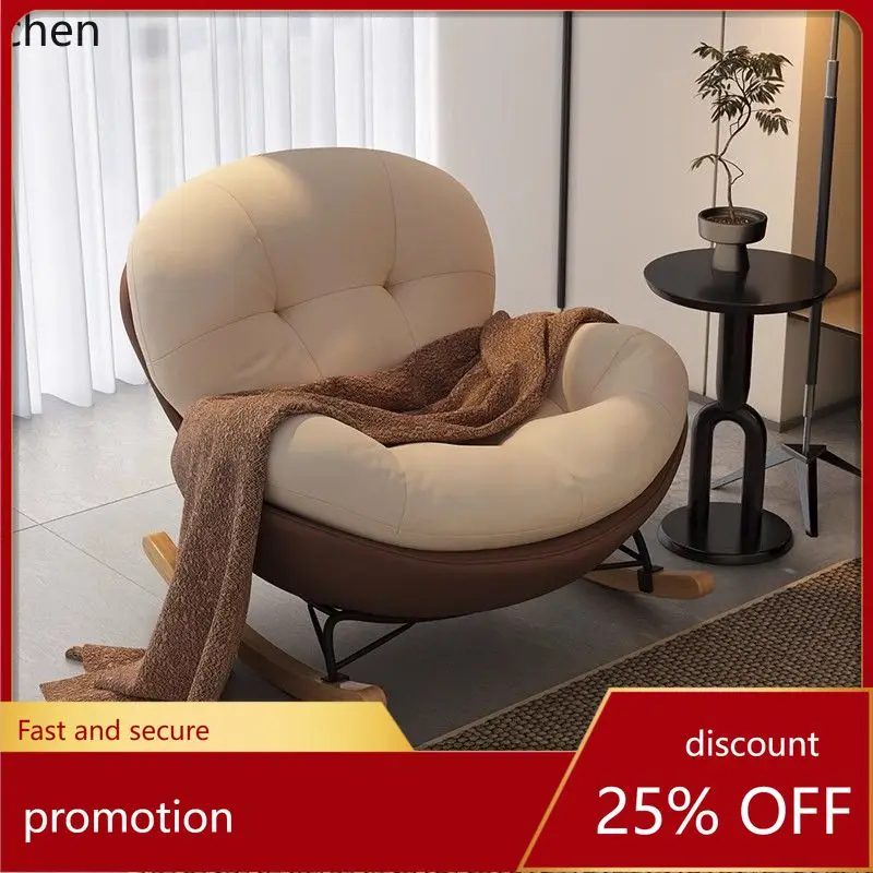 CZ Snail Rocking Sofa Recliner Adult Living Room Home Leisure Chair Penguin Rocking Chair Super Soft Cute