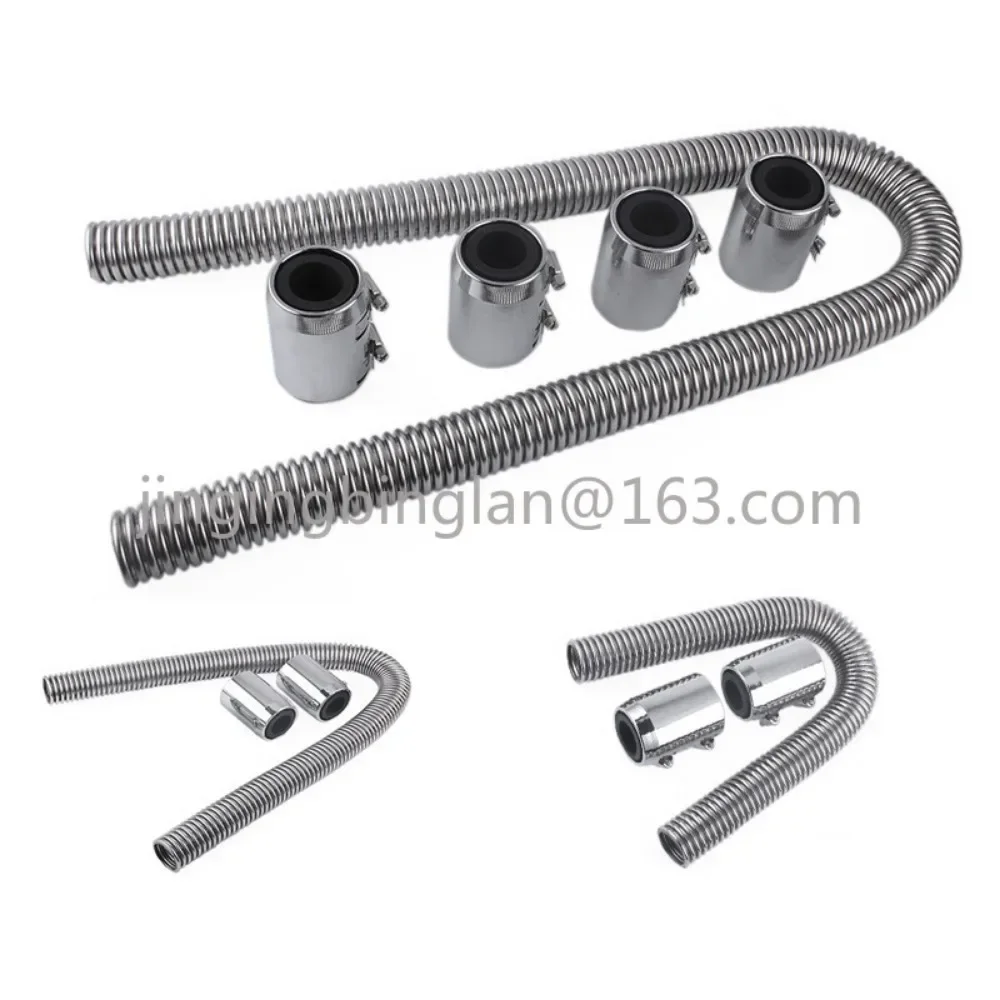 Auto Modification Parts Cooling Hose Set 36 Engine Radiator 24 Stainless Steel Hose 48 Inches